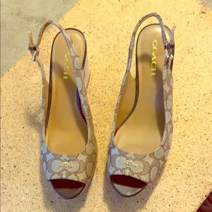 COACH SHOES 9.5 Like New!